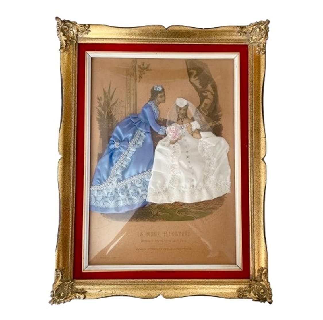 앤틱 프랑스 라모드 쉐도우박스 액자 상품이미지1