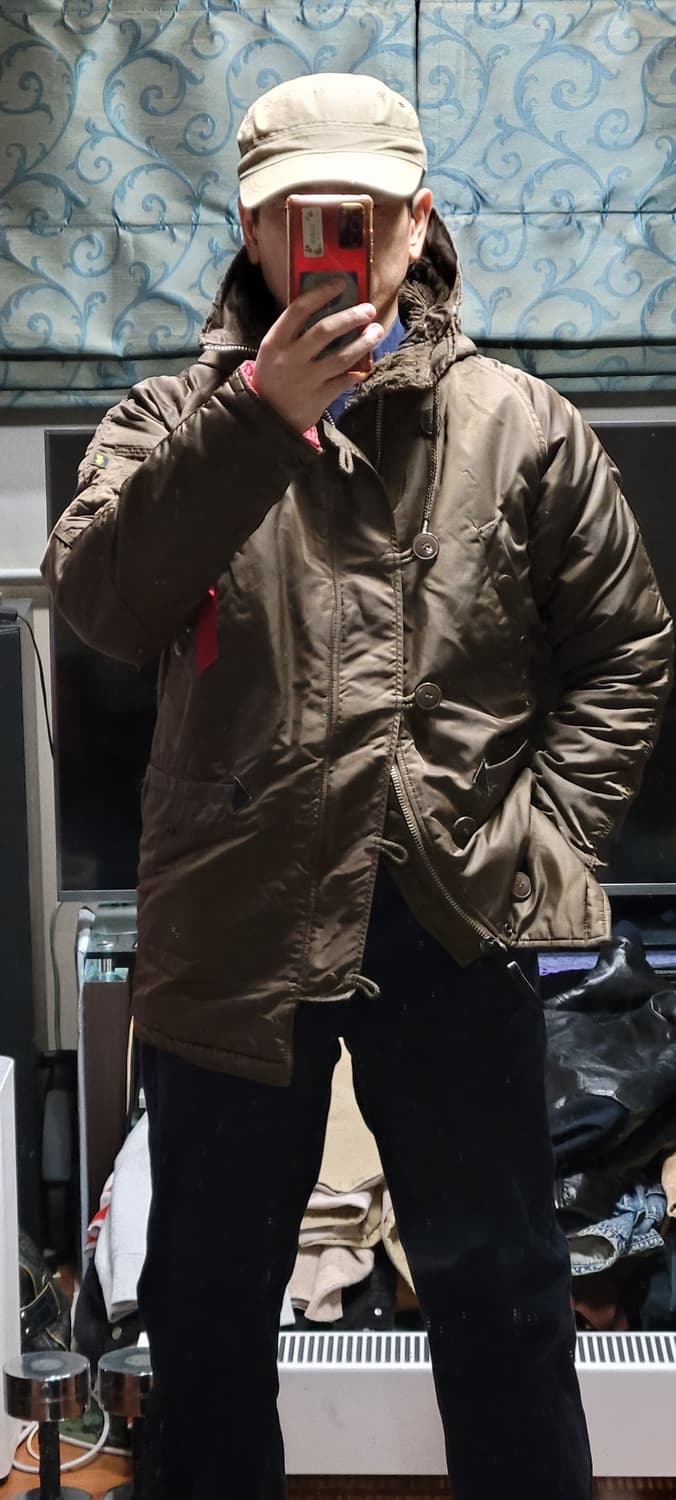 알파인더스트리 N-3B 카키 M 상품이미지2