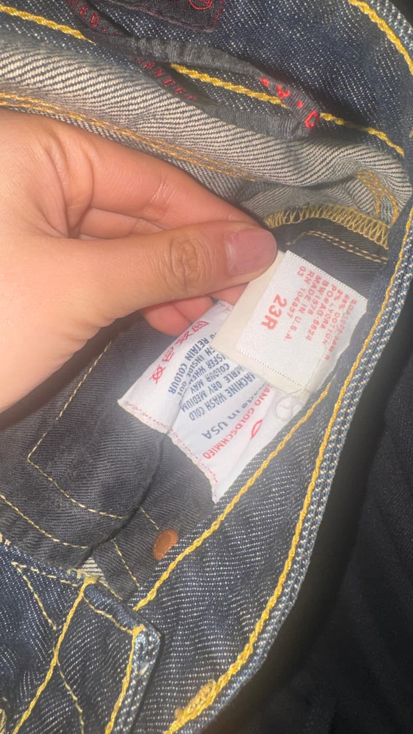 AG jeans) 빈티지 로우라이즈 부츠컷 데님 상품이미지3