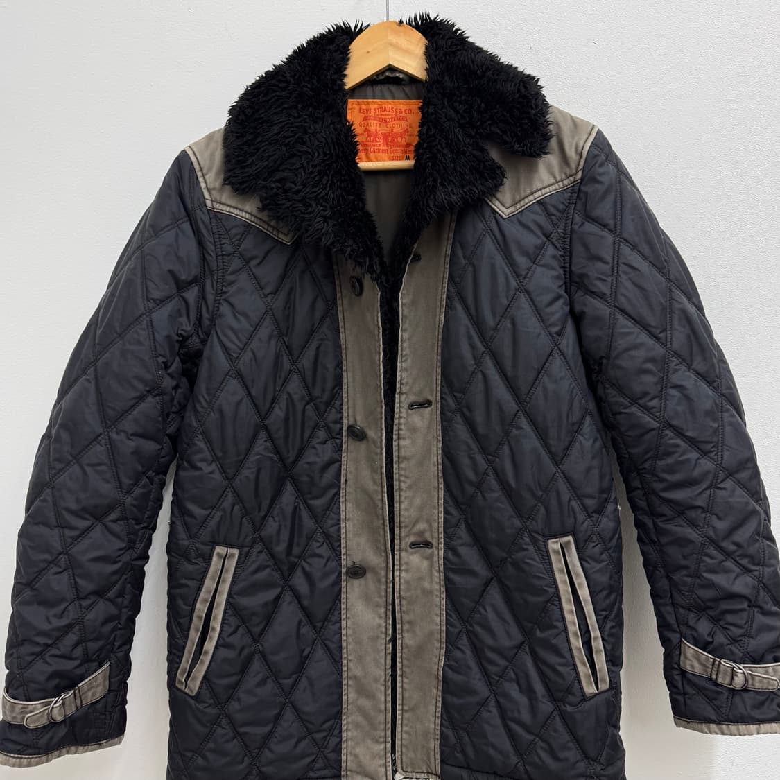 리바이스 제팬 폭스퍼 퀼팅 자켓 (M)  상품이미지2