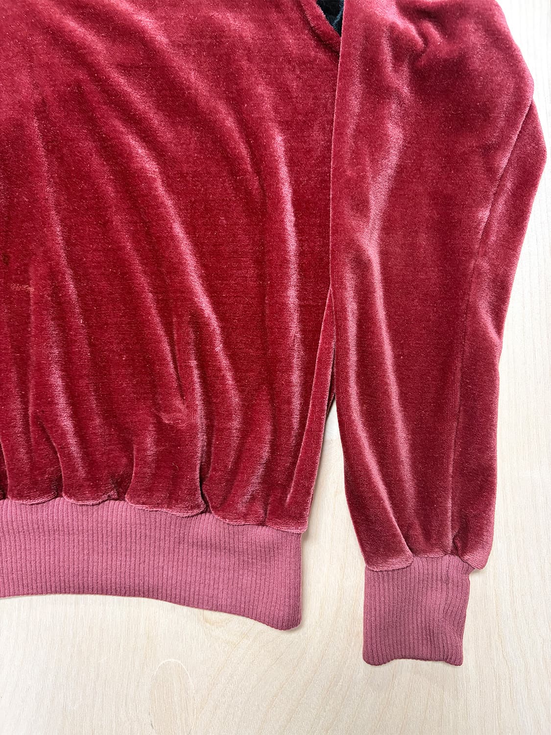 90s 빈티지 버건디 럭비셔츠  상품이미지7