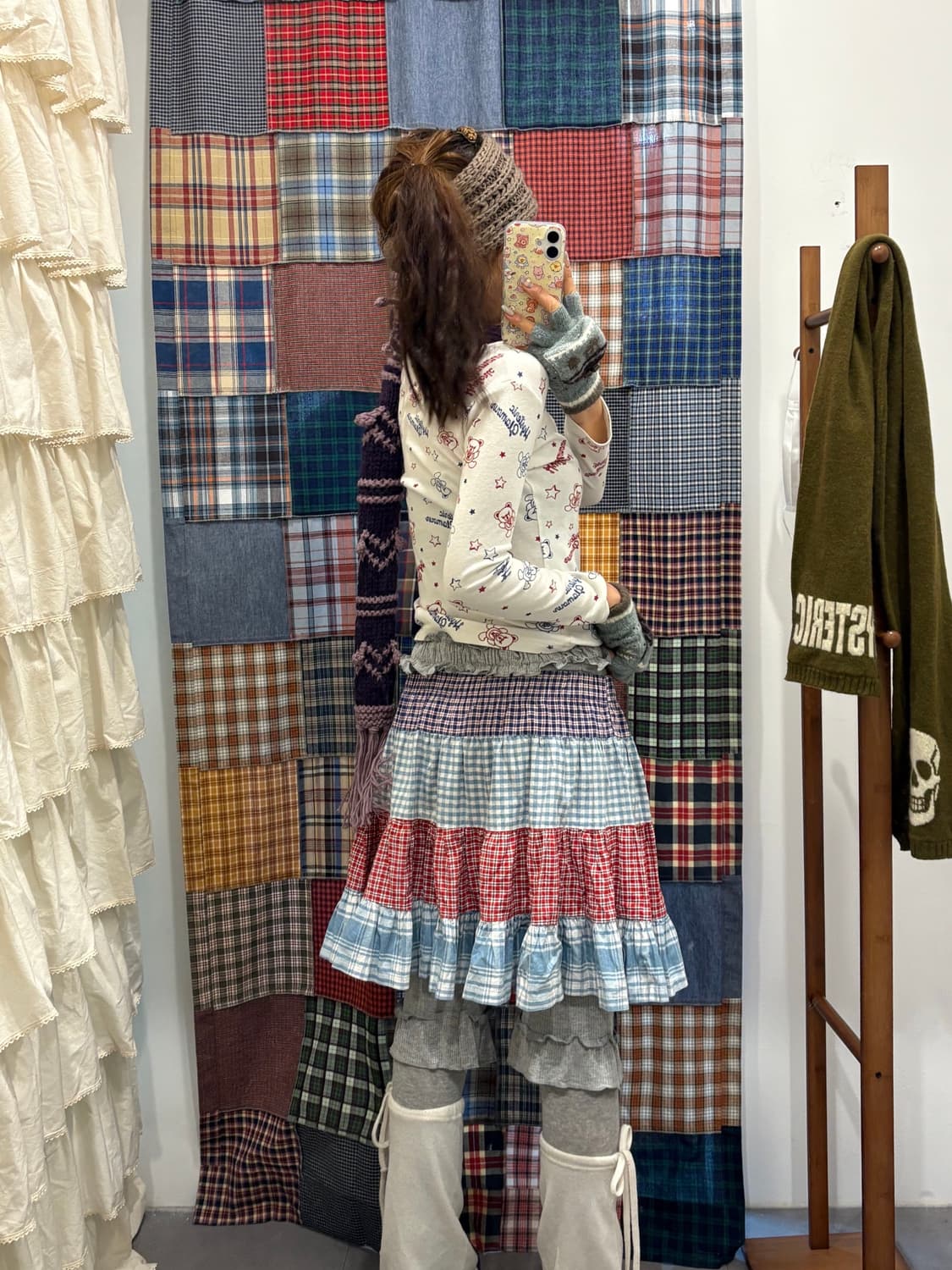 히스테릭글래머 퍽베어 롱슬리브 상품이미지2