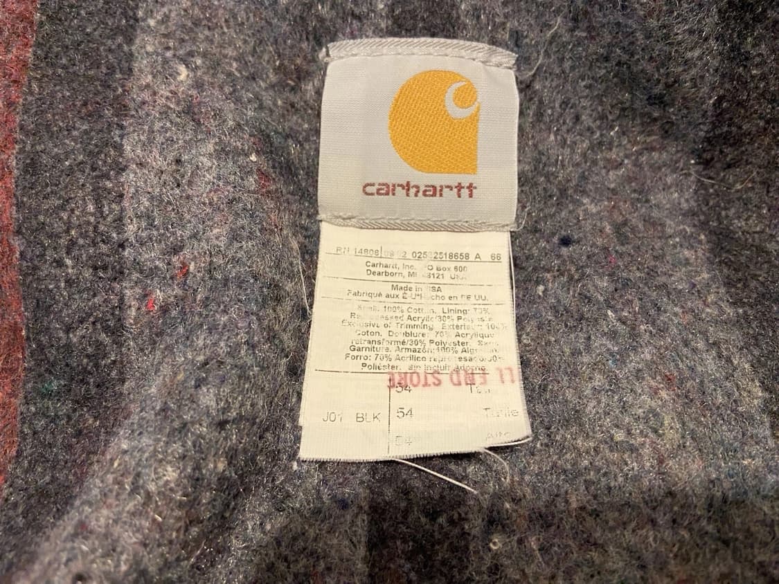 칼하트 J01 빈티지 디트로이트 자켓 블랙 상품이미지6