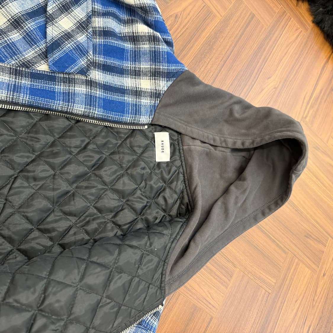 Rhude 퀄팅 플란넬 자켓 flannel jacket 상품이미지4