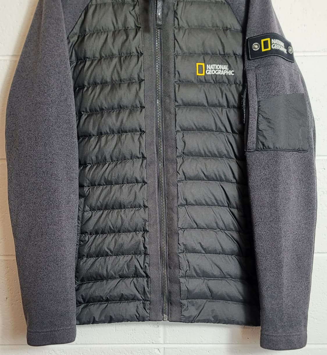 내셔널지오그래픽 구스다운(거위털) 니트패딩자켓 판매 상품이미지5