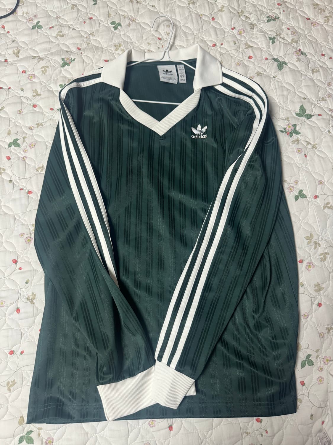 아디다스 아디컬러 피케 풋볼 롱슬리브 미네랄 그린 - KR 사이즈 상품이미지2