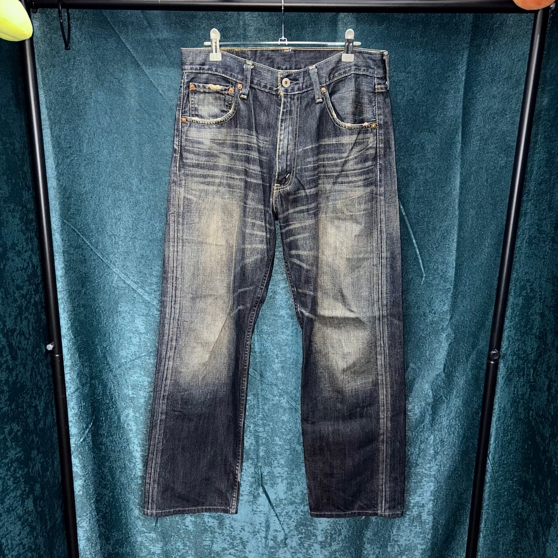 (32) 00s 리바이스 503-03 블랙 워싱 데님 팬츠 상품이미지1