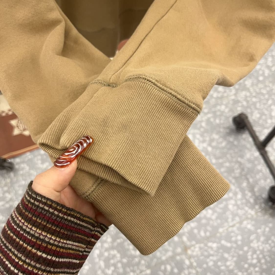 메종키츠네 칠랙스 모던캐주얼 폭스 패치 후드티 L C09467 상품이미지7