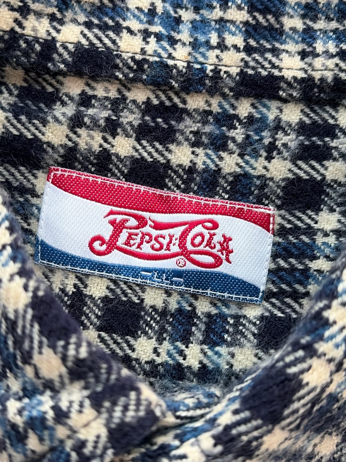 90s 펩시 콜라 Pepsi Cola 빈티지 플란넬 셔츠 L (103-1 상품이미지5