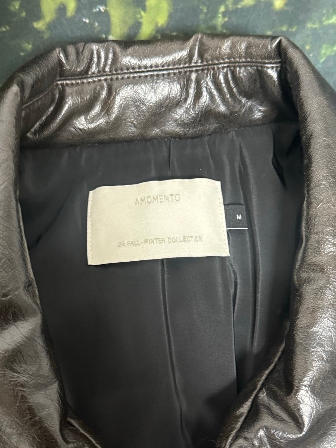 24fw 아모멘토 비건 레더자켓 상품이미지3