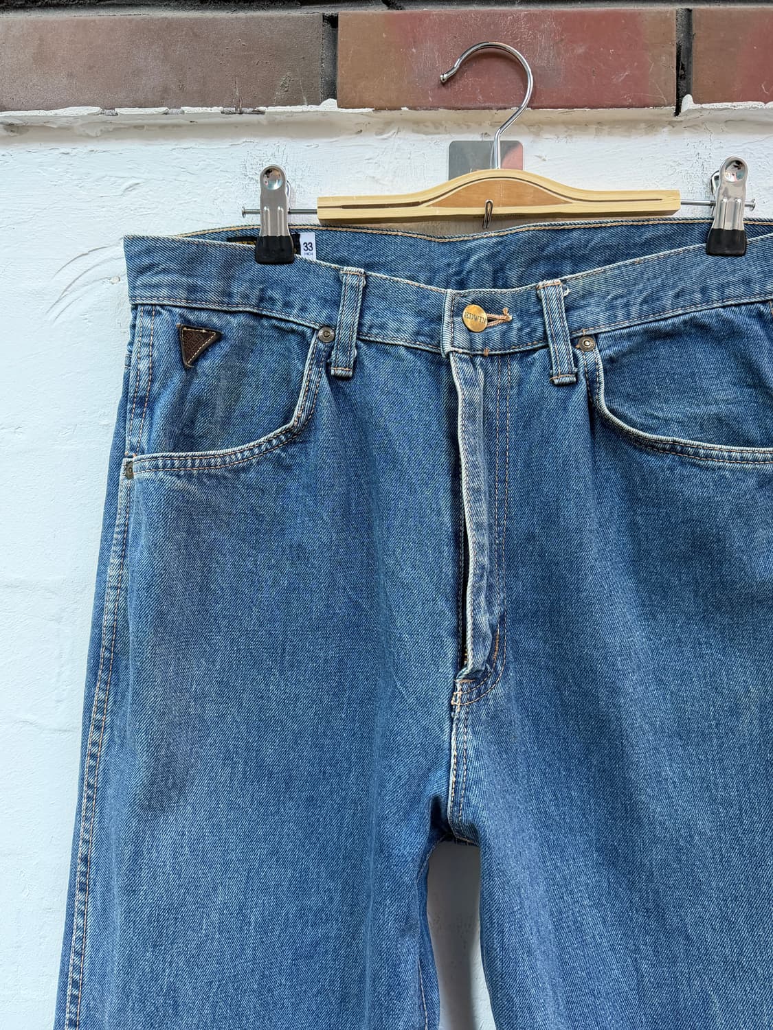 Edwin 에드윈 파이니스트 스토어 워싱 데님 팬츠 33 상품이미지2