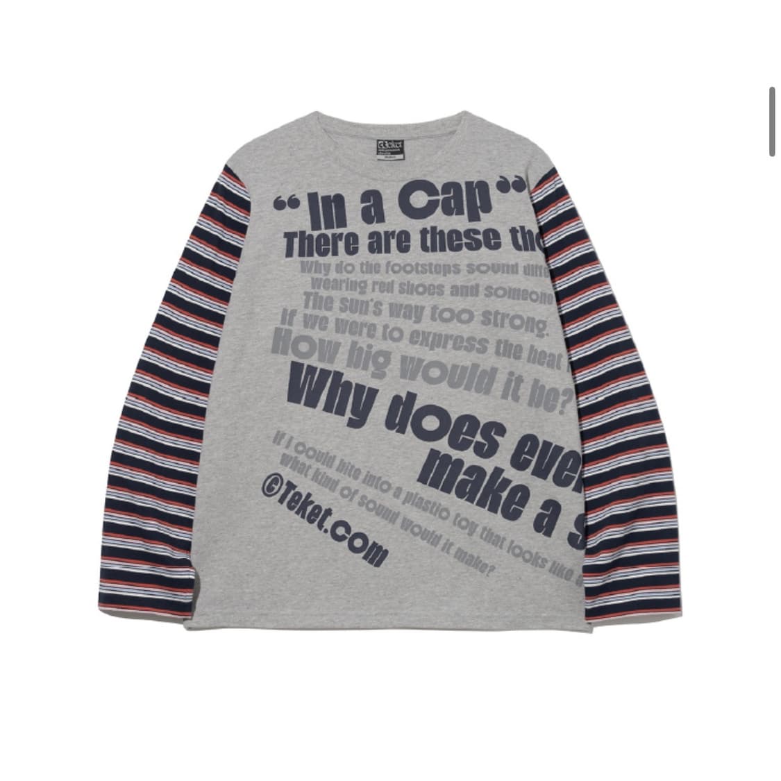 Think Swell Stripe L/S Tee Melange Gray 상품이미지2