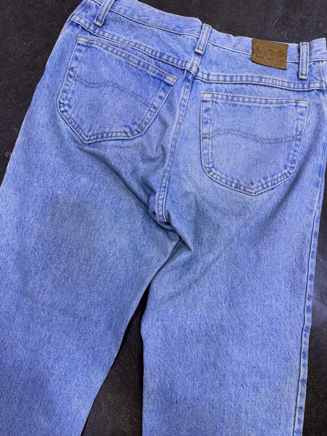 Lee 리 00's 빈티지 스톤워싱 연청 스트레이트핏 데님팬츠 31 상품이미지9