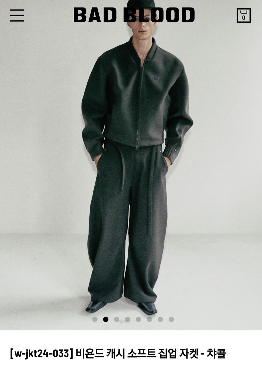 (새상품)배드블러드 비욘드 소프트 집업자켓 상품이미지2