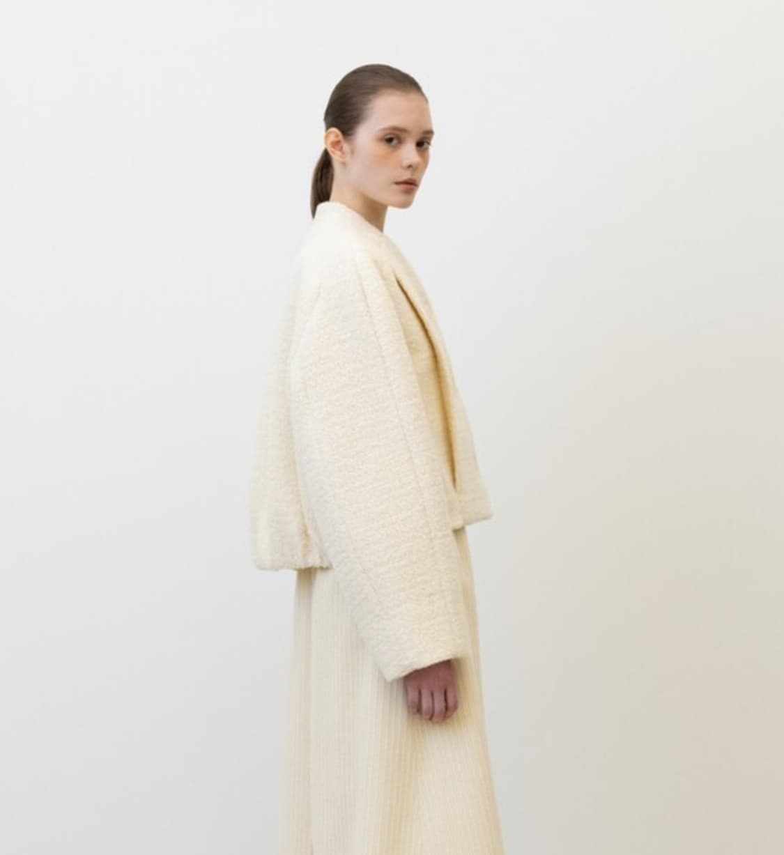 르셉템버 le17septembre 부클트위드 울자켓 상품이미지2