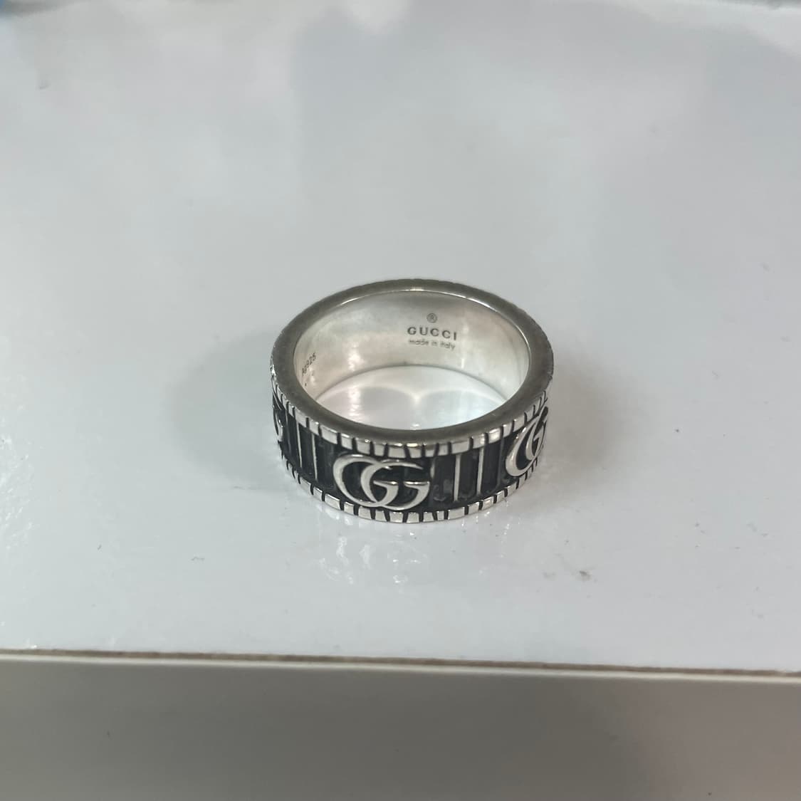 구찌 GG 마몽 와이드 실버링15호 상품이미지1