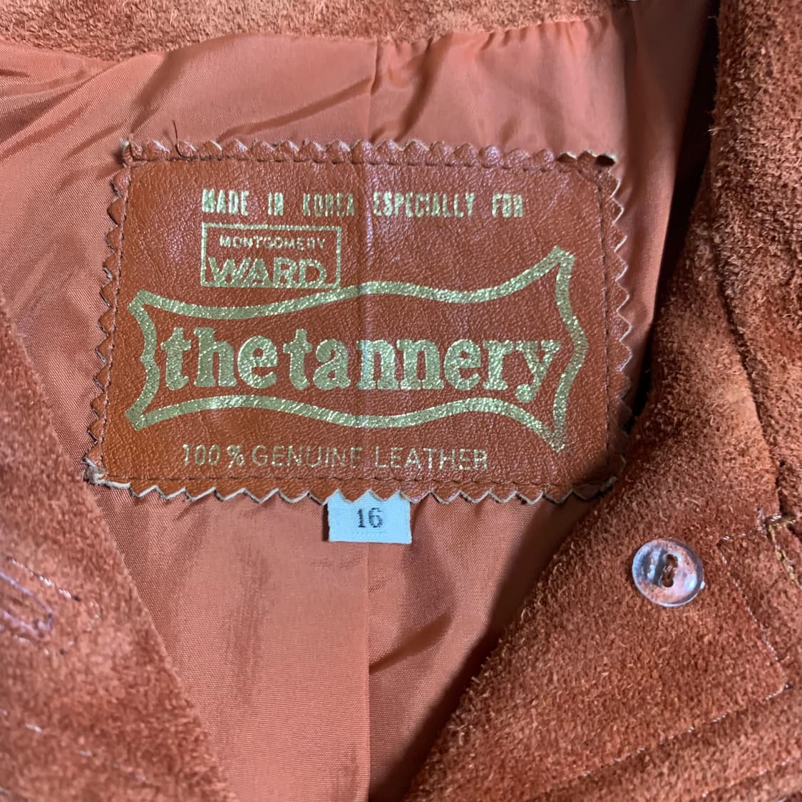 [S] 70s Montgomery Suede Leather jacket 상품이미지3