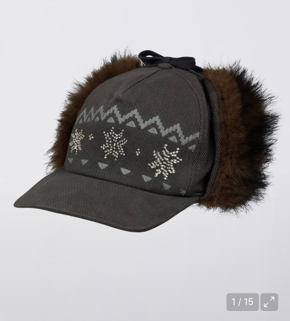 스컬프터 퍼 모자 상품이미지2