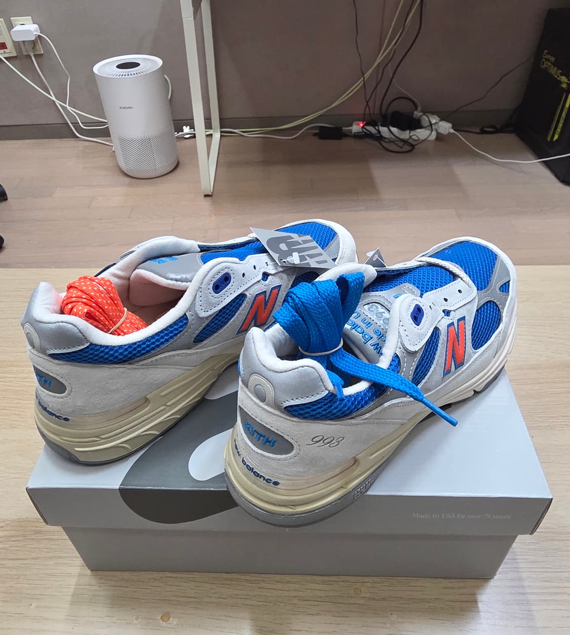 [새제품,265]뉴발란스 키스 메디슨스퀘어 993 그레이매터 상품이미지5