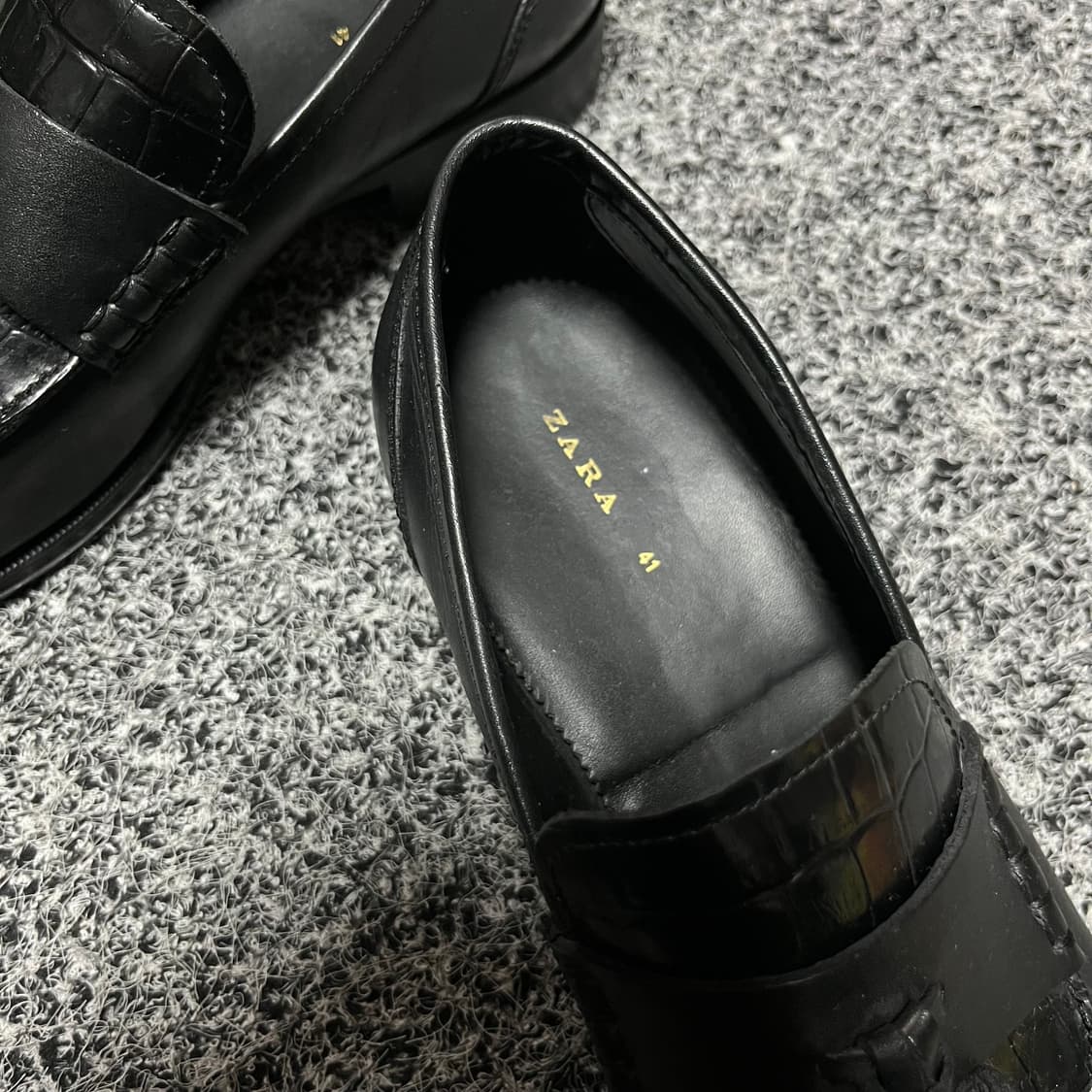 자라 zara 블랙 태슬 로퍼 구두 41사이즈 상품이미지2