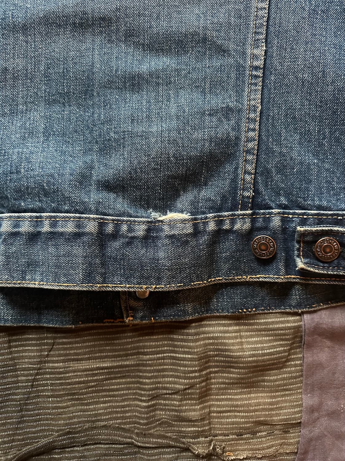 60s USA Levis 70505 Big E Denim Jacket 상품이미지8