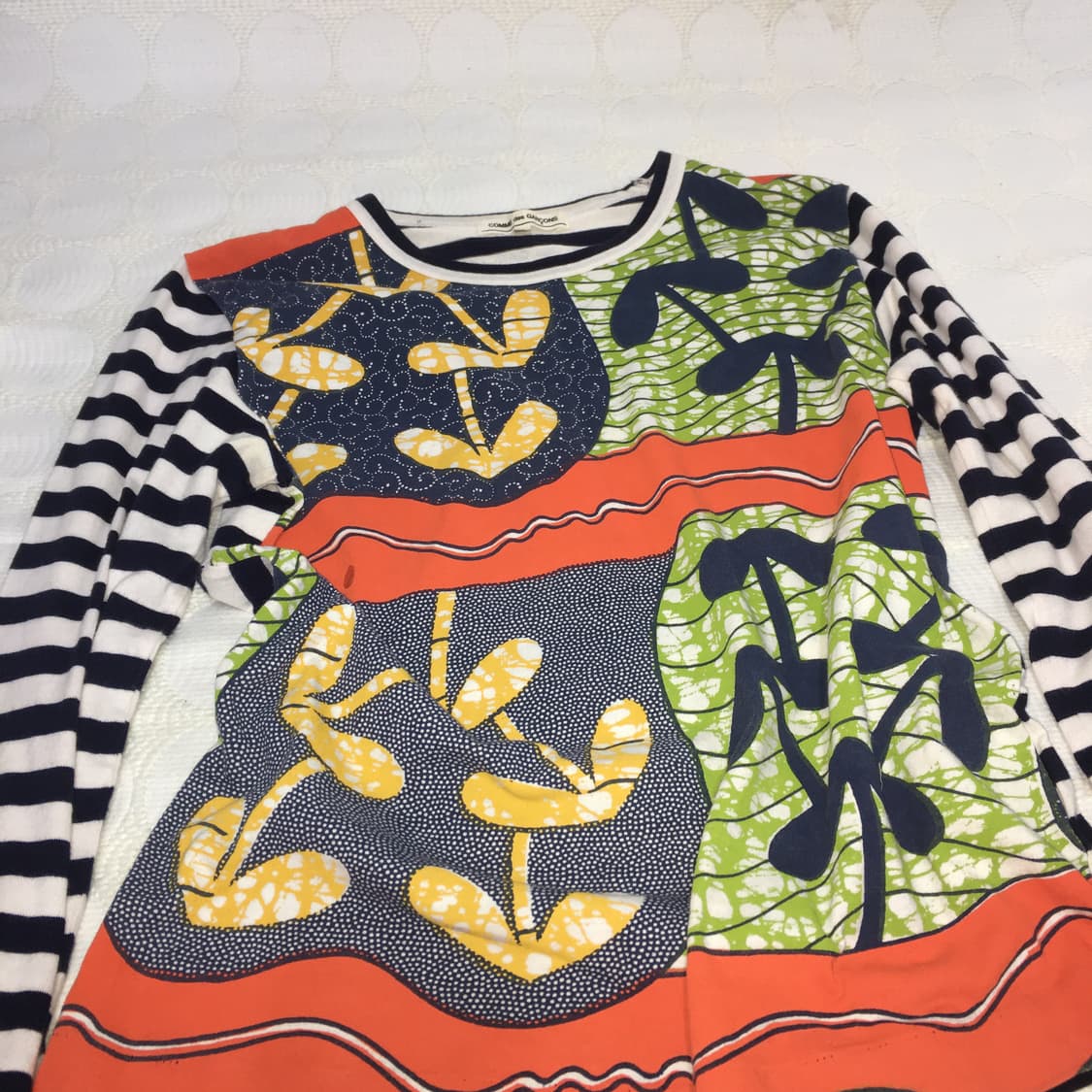 comme des garçons 스트라이프 긴팔 티 상품이미지4