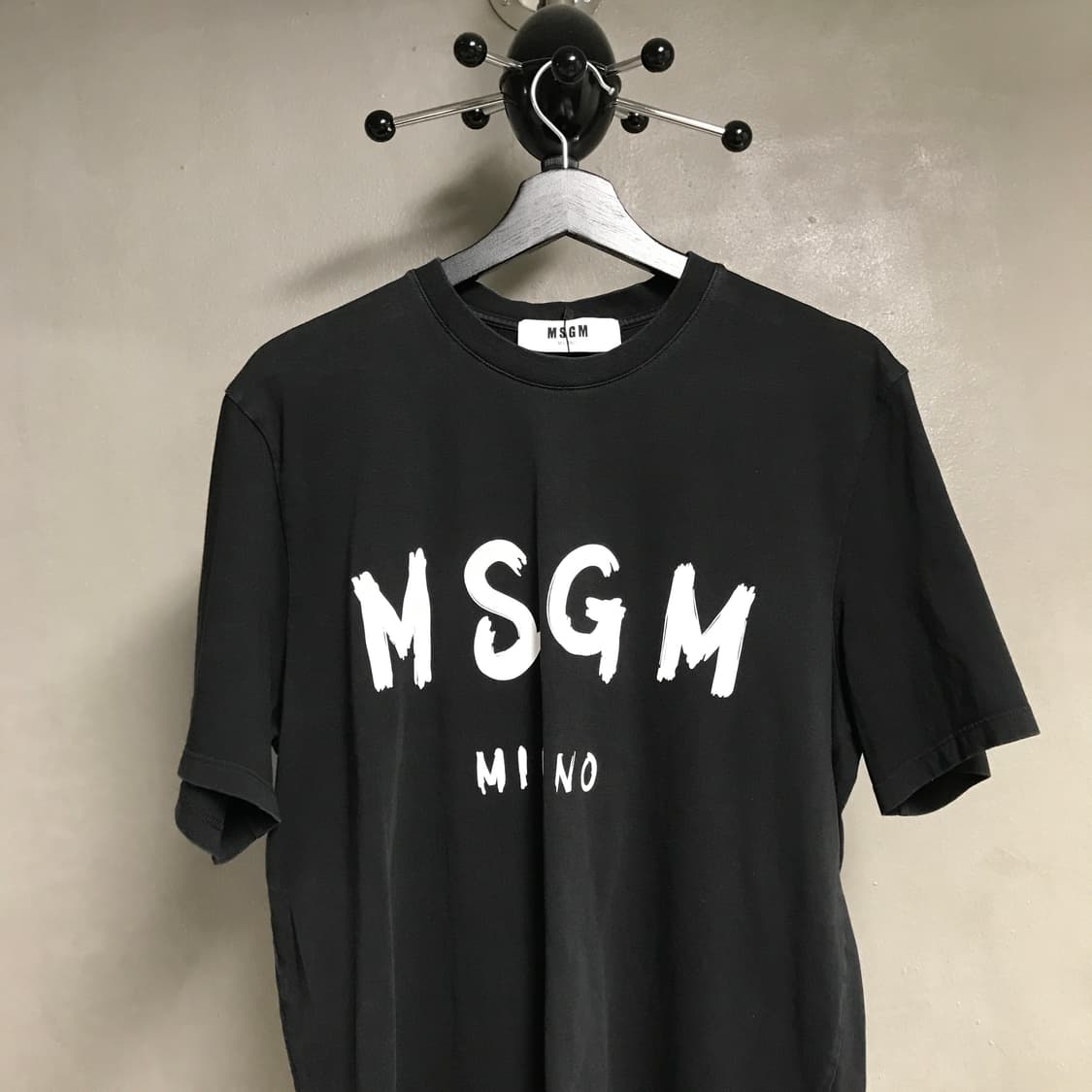 MSGM 블랙 반팔 티셔츠 M 상품이미지2