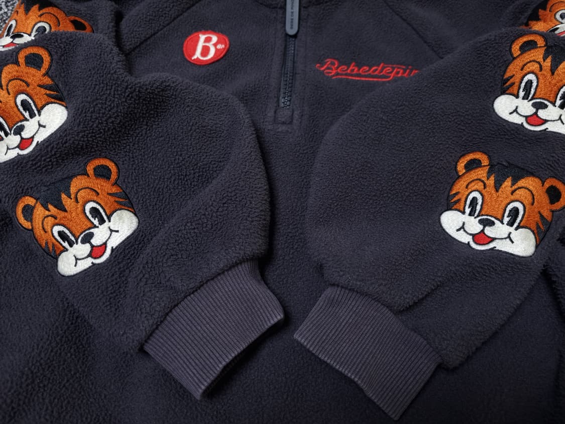 [무료배송][120]베베드피노 티그레플리스 후리스 반집업 맨투맨 상품이미지6