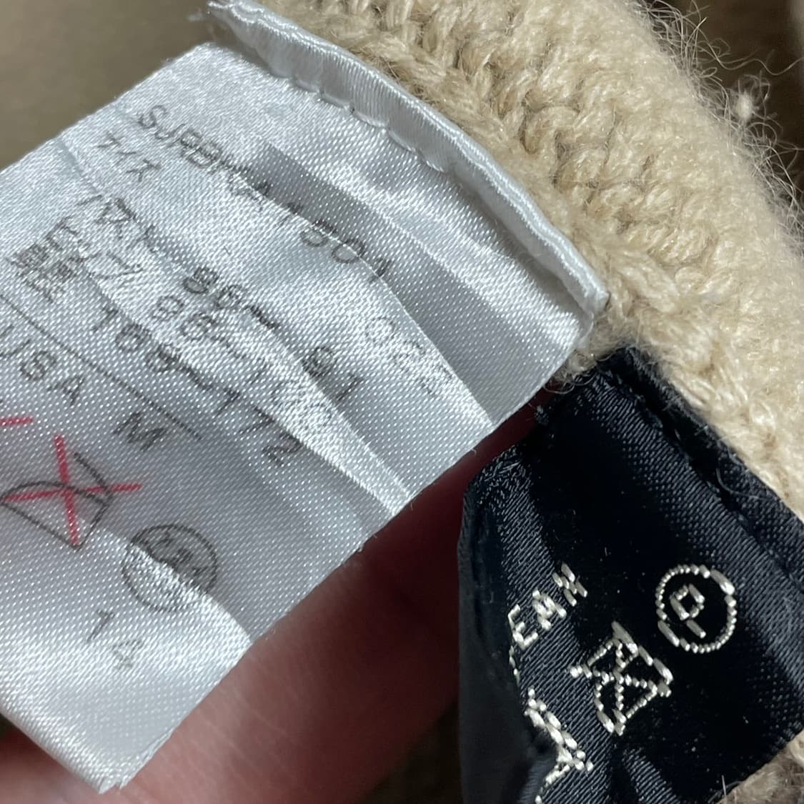 [M] 랄프로렌 블랙라벨 니트 롱 가디건 베이지 상품이미지3