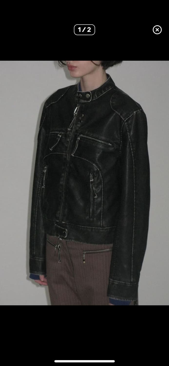 라퍼지스토어 레더자켓 상품이미지1