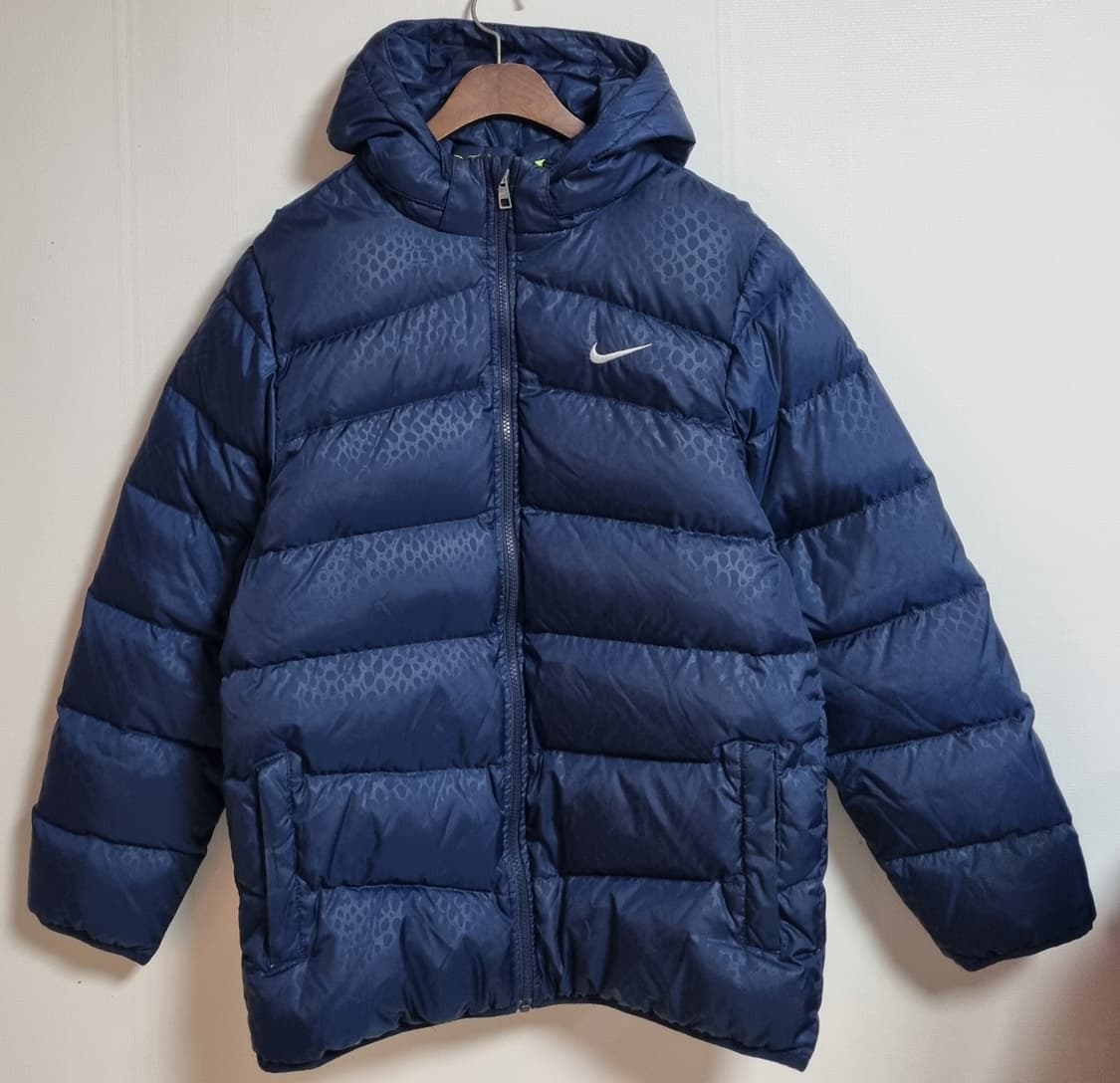 실측 S (55) 나이키 네이비 덕다운 오리털 패딩 상품이미지1