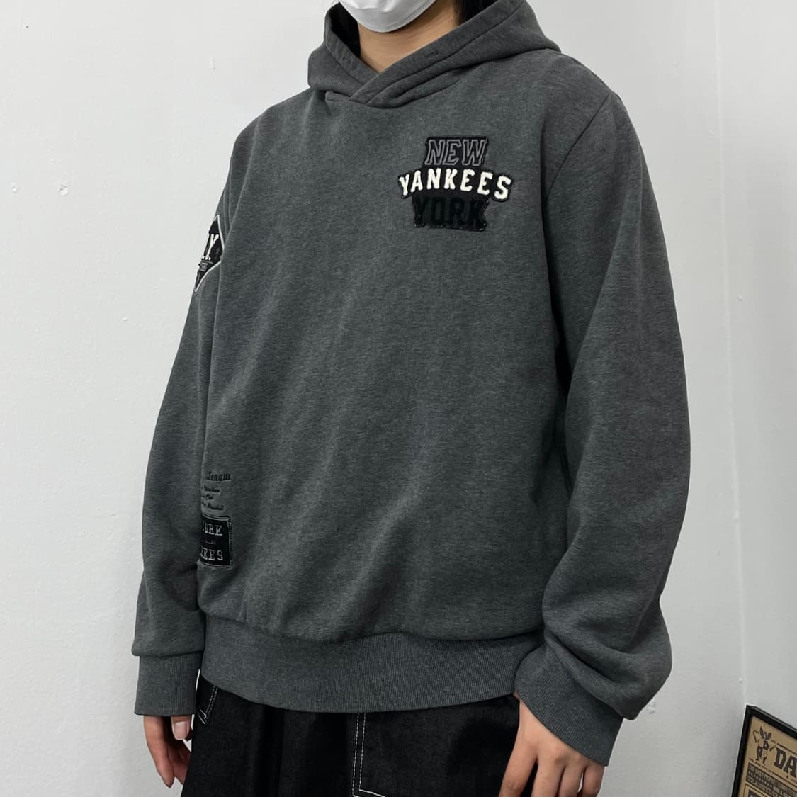 2XL MLB 양키스 패치워크 후드티  상품이미지4