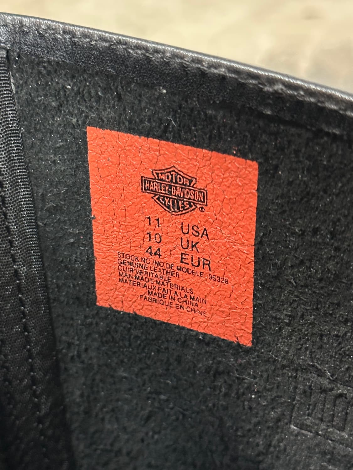 할리데이비슨 모터사이클 부츠 엔지니어 부츠 사이드짚 상품이미지10