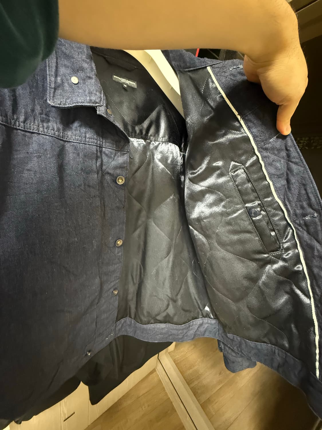 엔지니어드가먼츠 10oz 트러커 자켓 m 상품이미지3