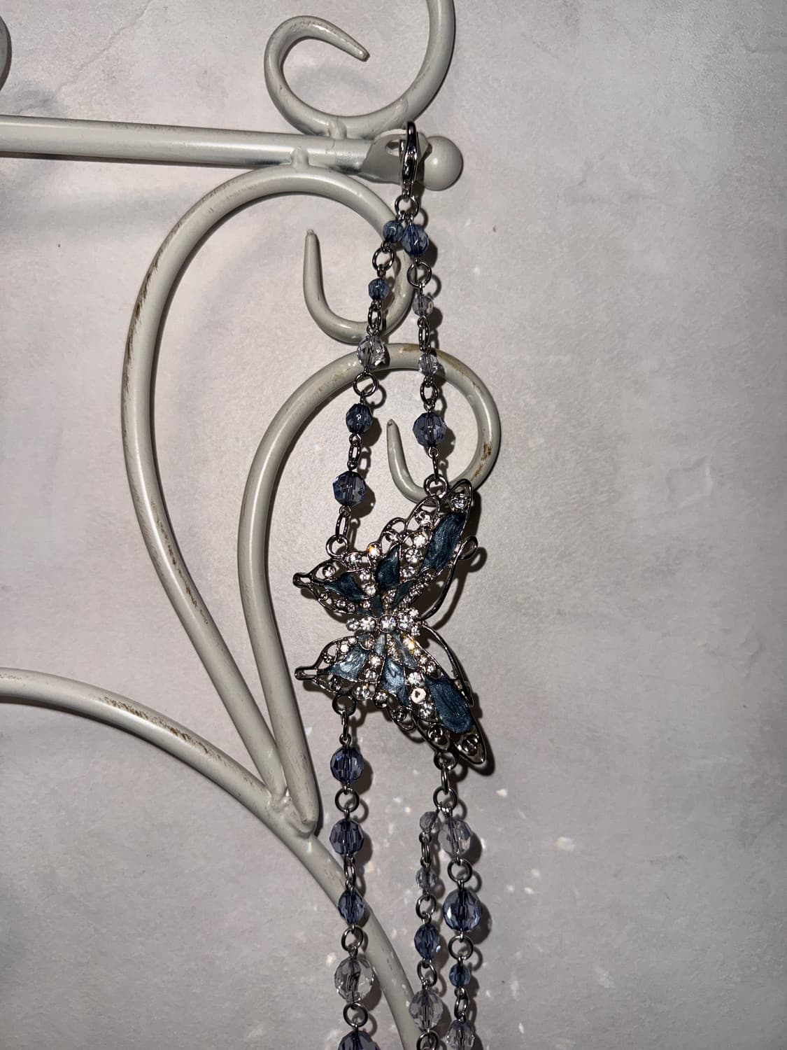 Blue fairy butterfly cubic chain belt 상품이미지6