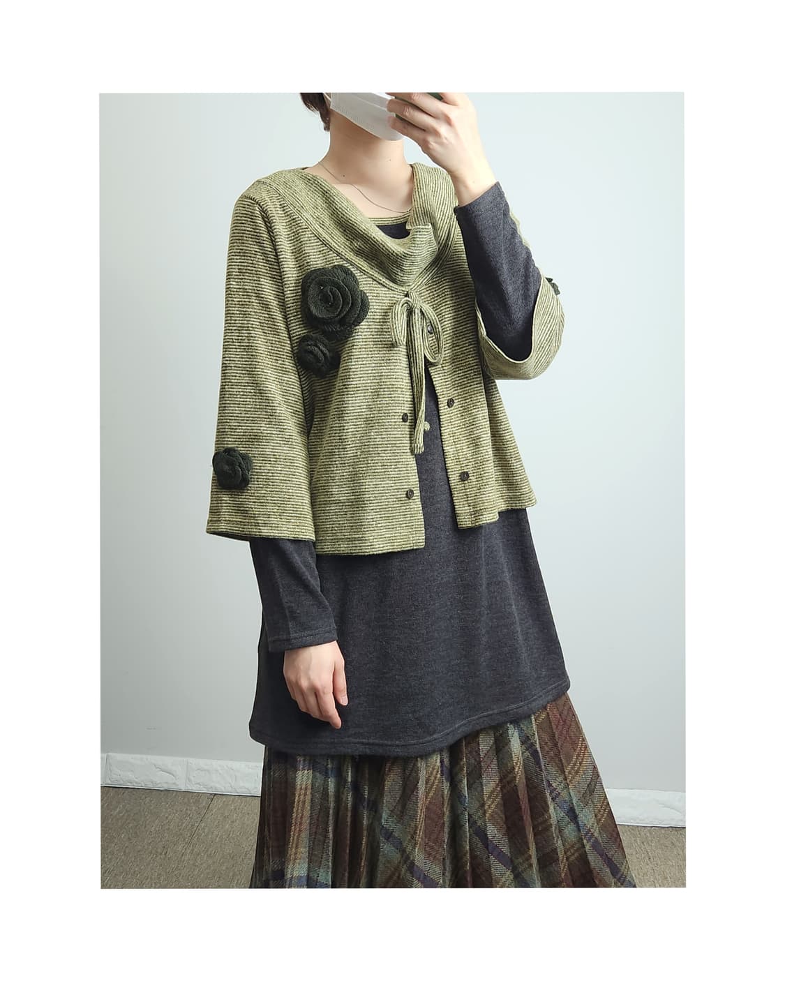 레이어드 롱 슬리브 탑 상품이미지1