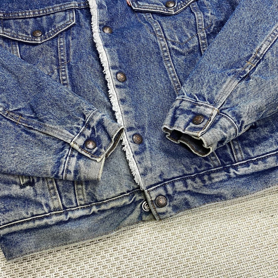 (95) 80’s 리바이스 데님 쉐르파 자켓 상품이미지6