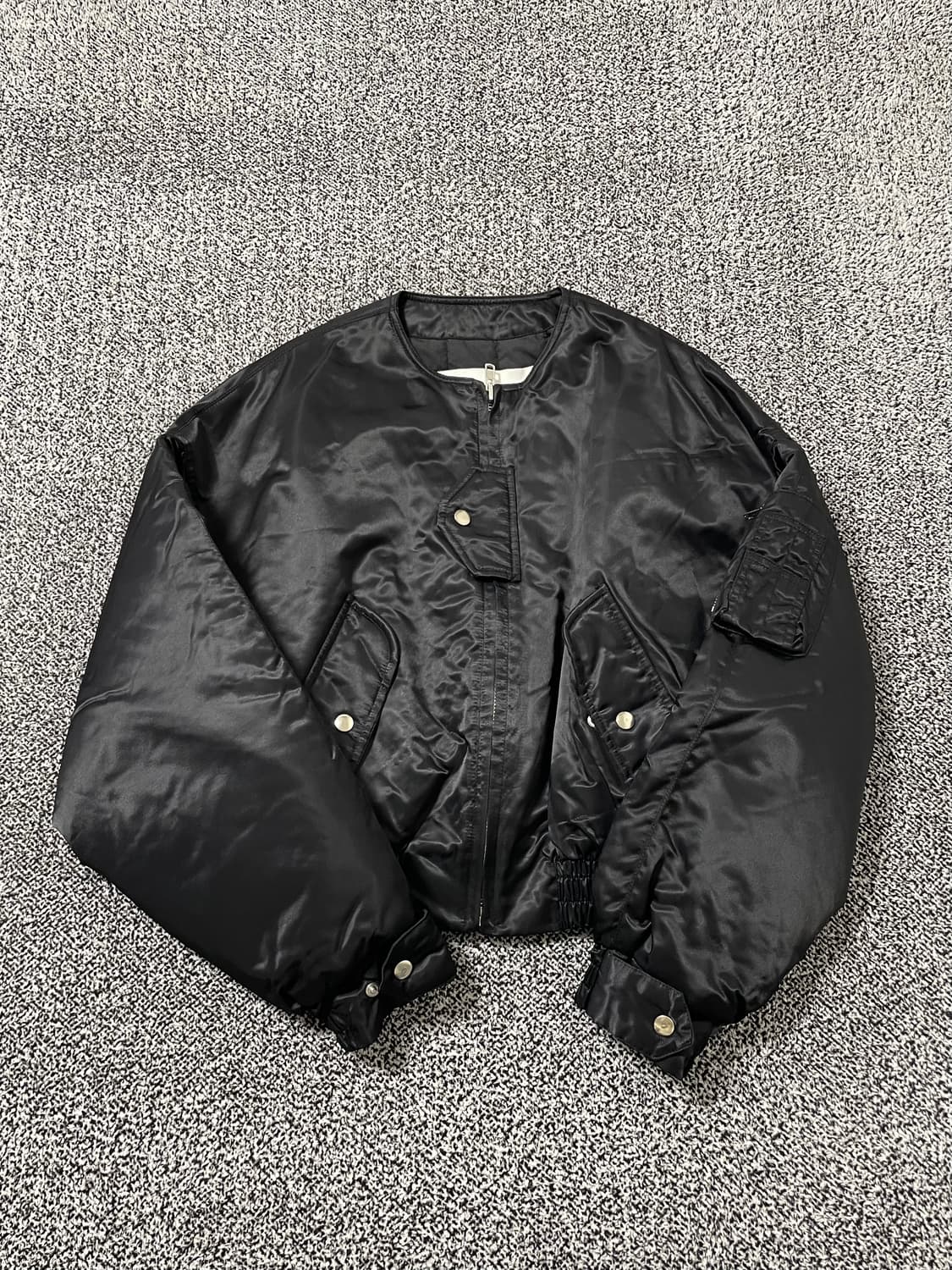 빈티지9. 페이퍼문 ma-1 누빔 봄버 자켓 항공점퍼 상품이미지1