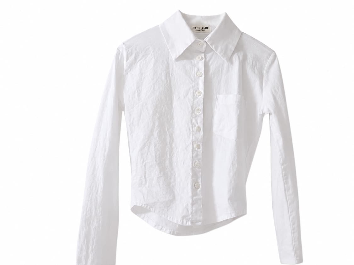 pale Jade 베이직 라벨셔츠 상품이미지1