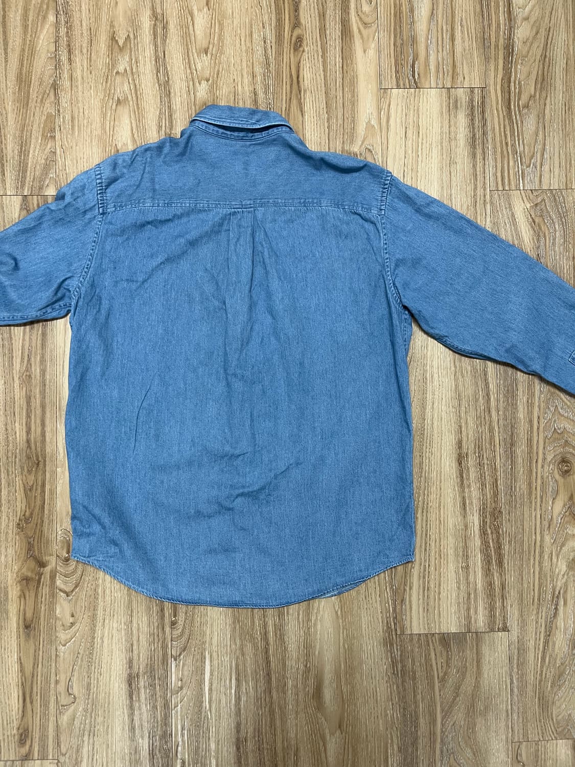 유니클로 포켓 데님 셔츠 XL 상품이미지4