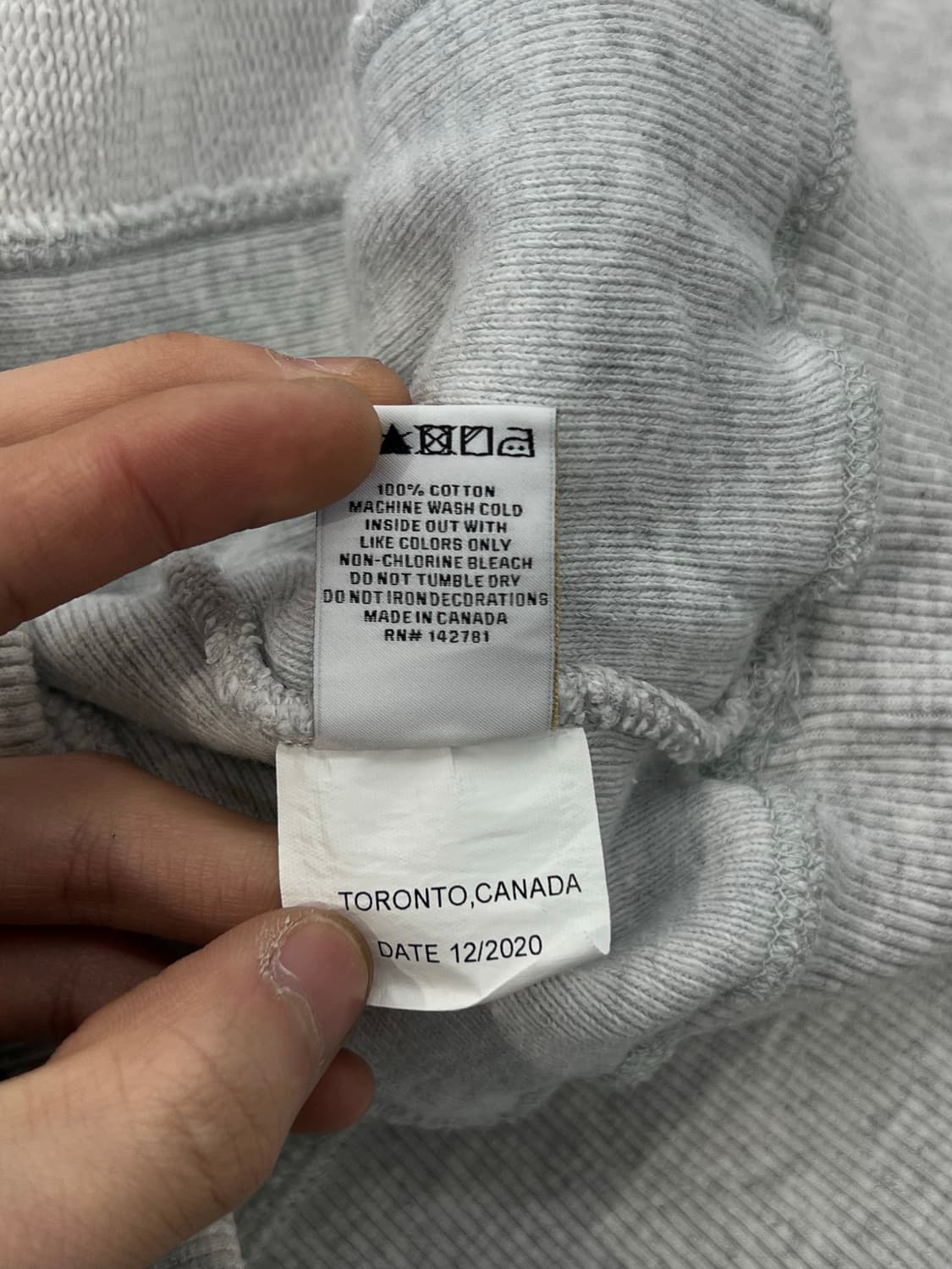 에임 레온 도르 화이트 스티치 로그 후디 스웨트 셔츠 상품이미지8