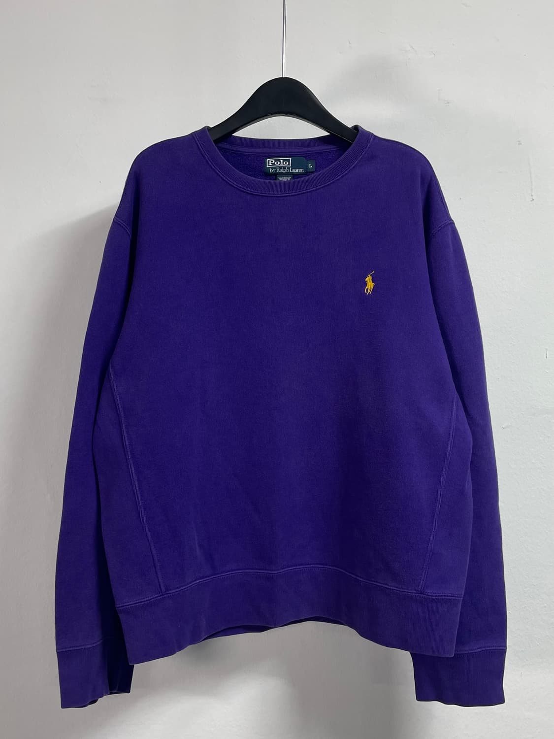 폴로 랄프로렌 딥퍼플 헤비스웨트 맨투맨 (on.511) 상품이미지1
