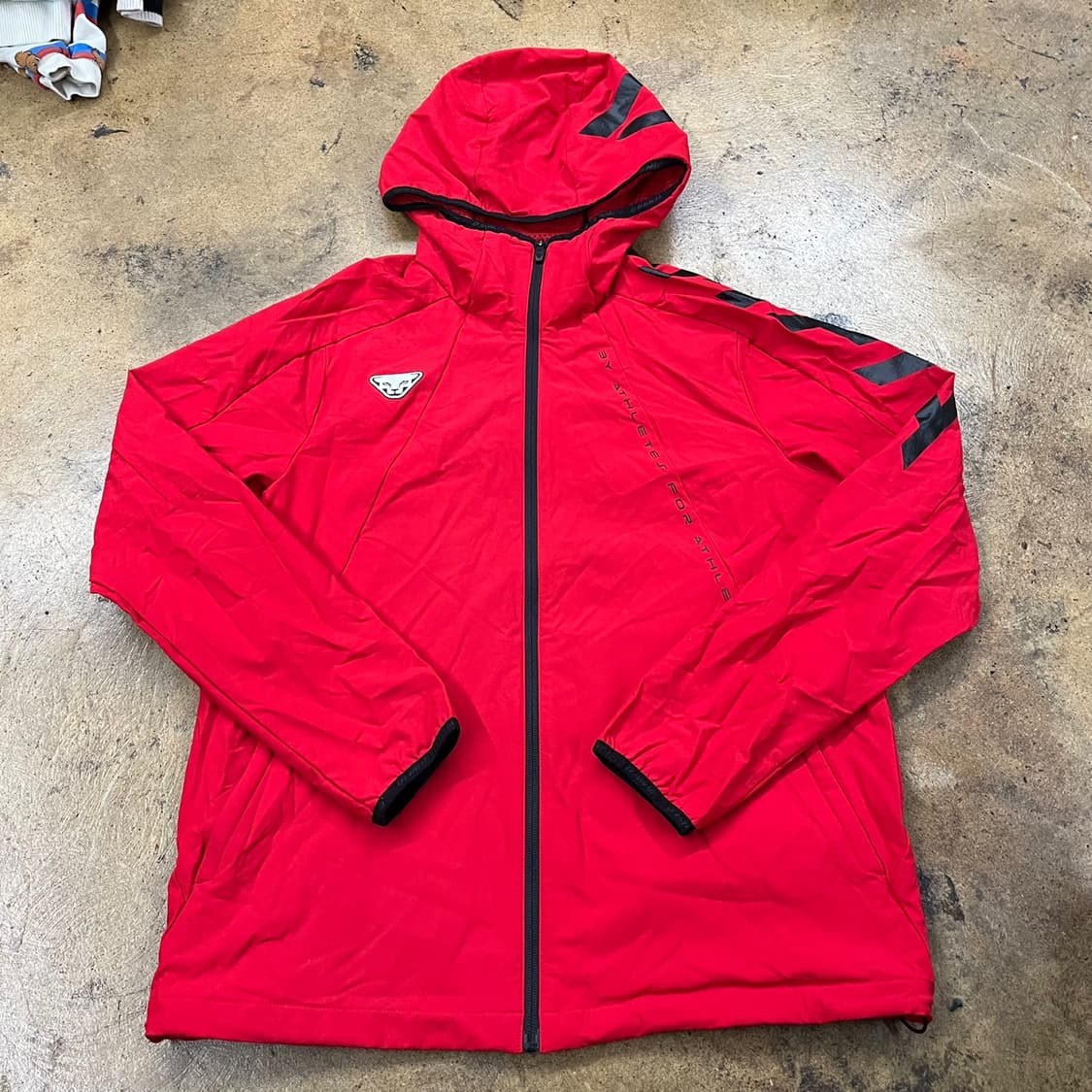 [정품/XL] 다이나핏 레드 바람막이 후드 집업 b14 상품이미지2