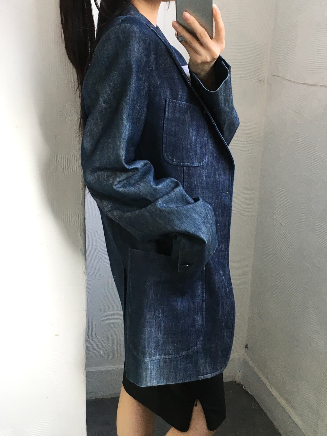 Maison Margiela 마르지엘라 데님 투버튼 블레이저 상품이미지3