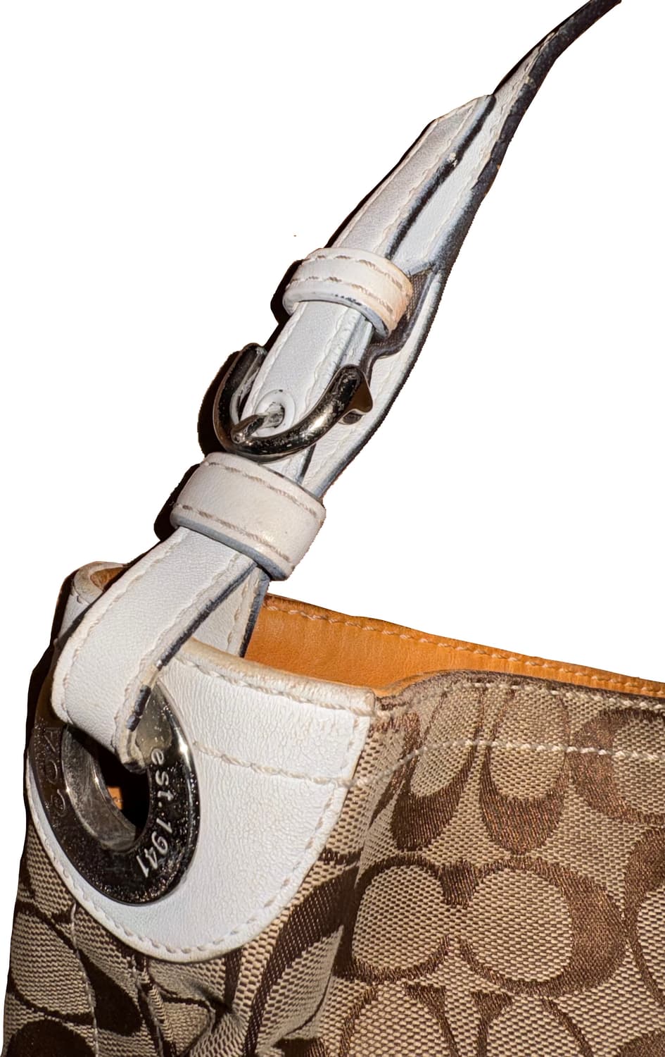 코치 시그니처 자카드 햄튼 호보 숄더백 상품이미지3