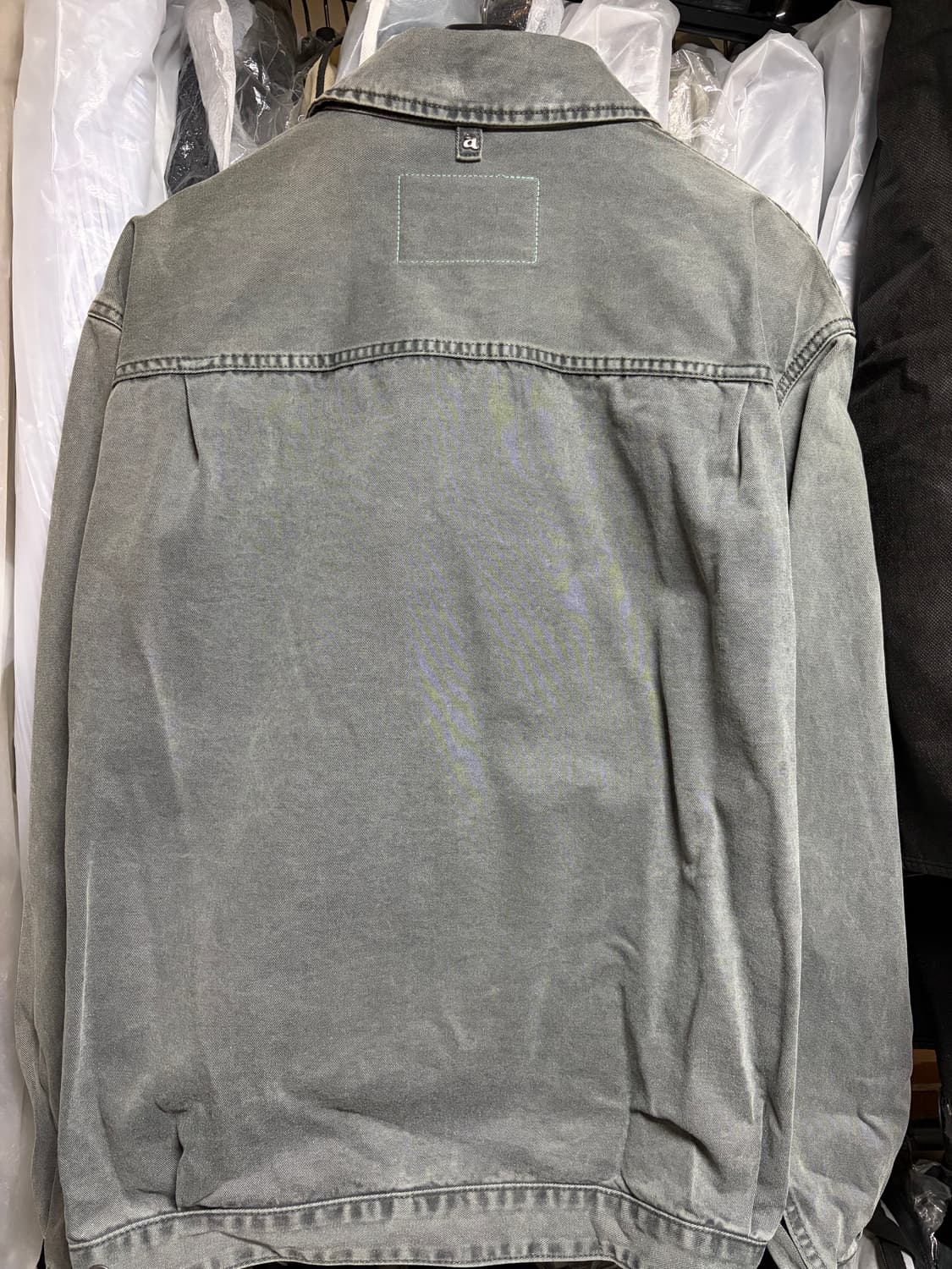 알레그리 카키 데님 트러커50 상품이미지7