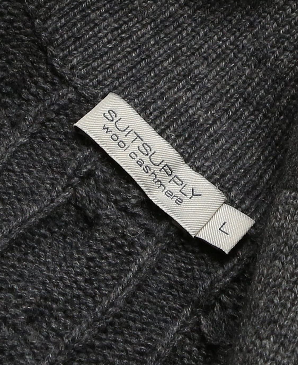 수트 서플라이 [Suit Supply] 울 캐시미어 꽈베기 숄카라 가디건 상품이미지5