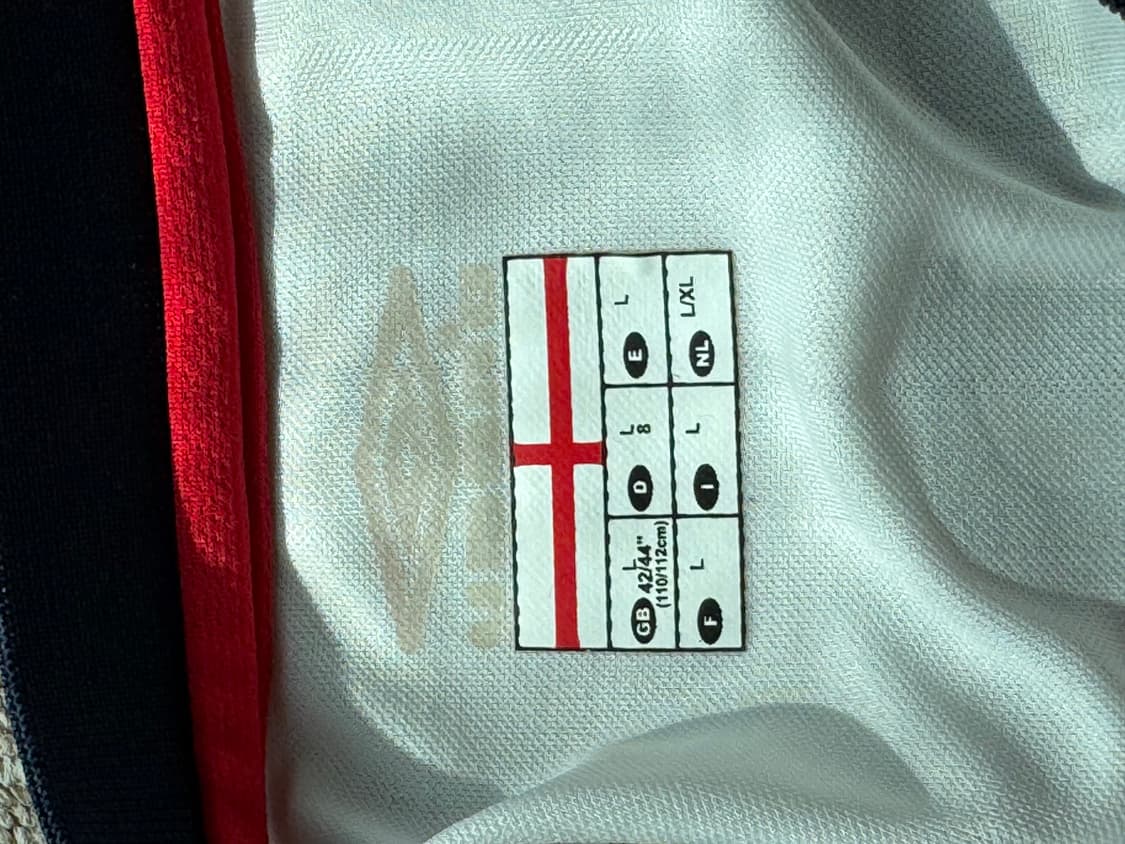 엄브로 잉글랜드 유니폼 / 스티븐 제라드 상품이미지4