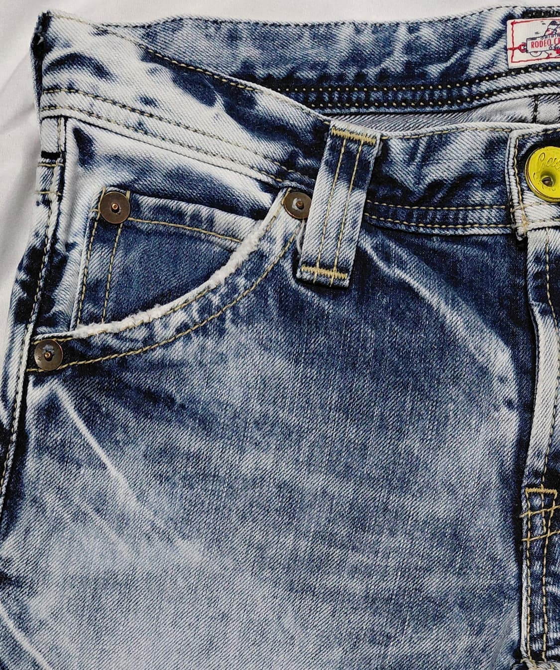 [Rodeo Crowns/26]  로데오 크라운즈 스노우 워싱 데님 팬츠 상품이미지2