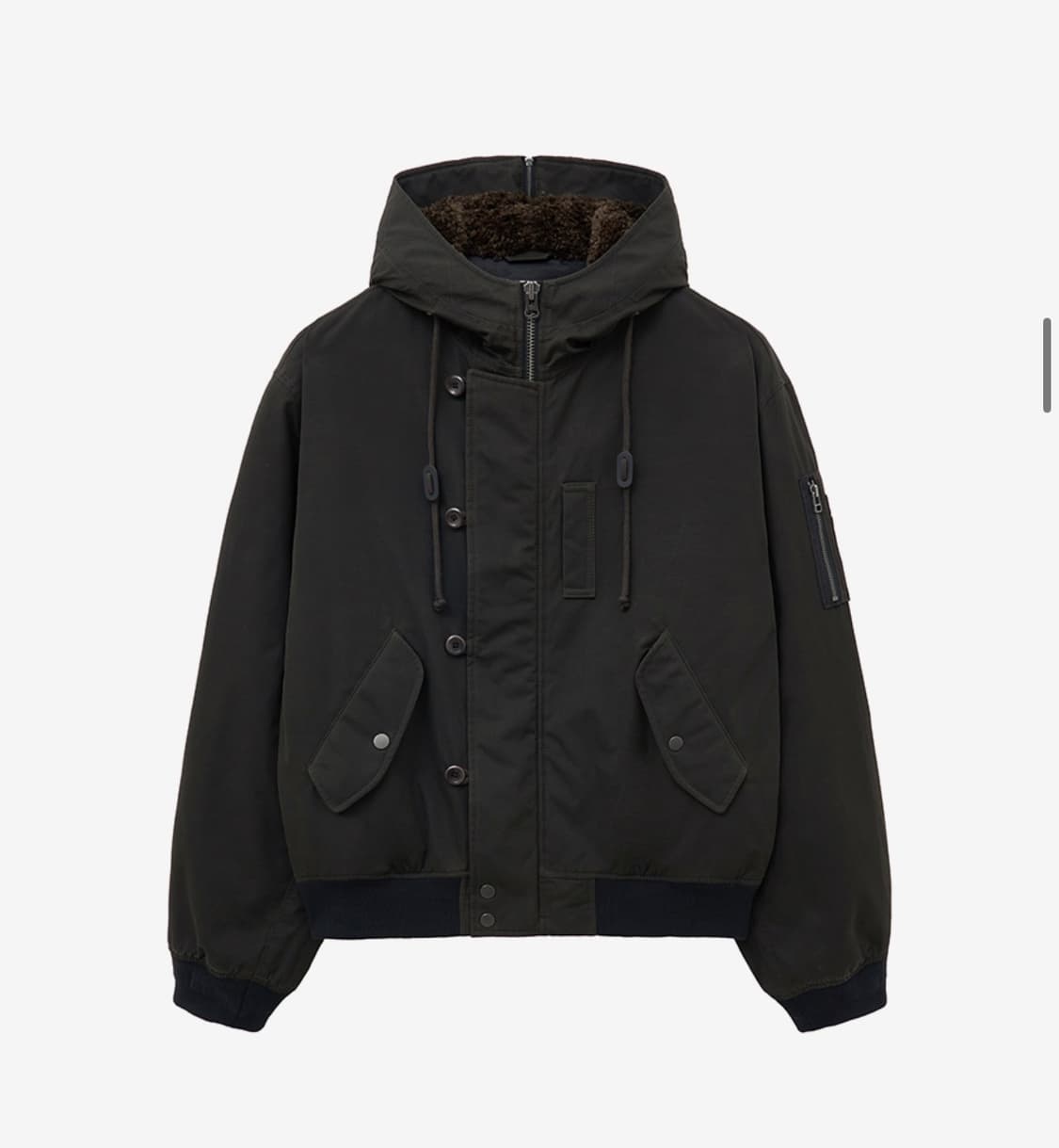 [L] 인사일런스  N-2B 파일럿 파카 KHAKI BROWN 상품이미지6